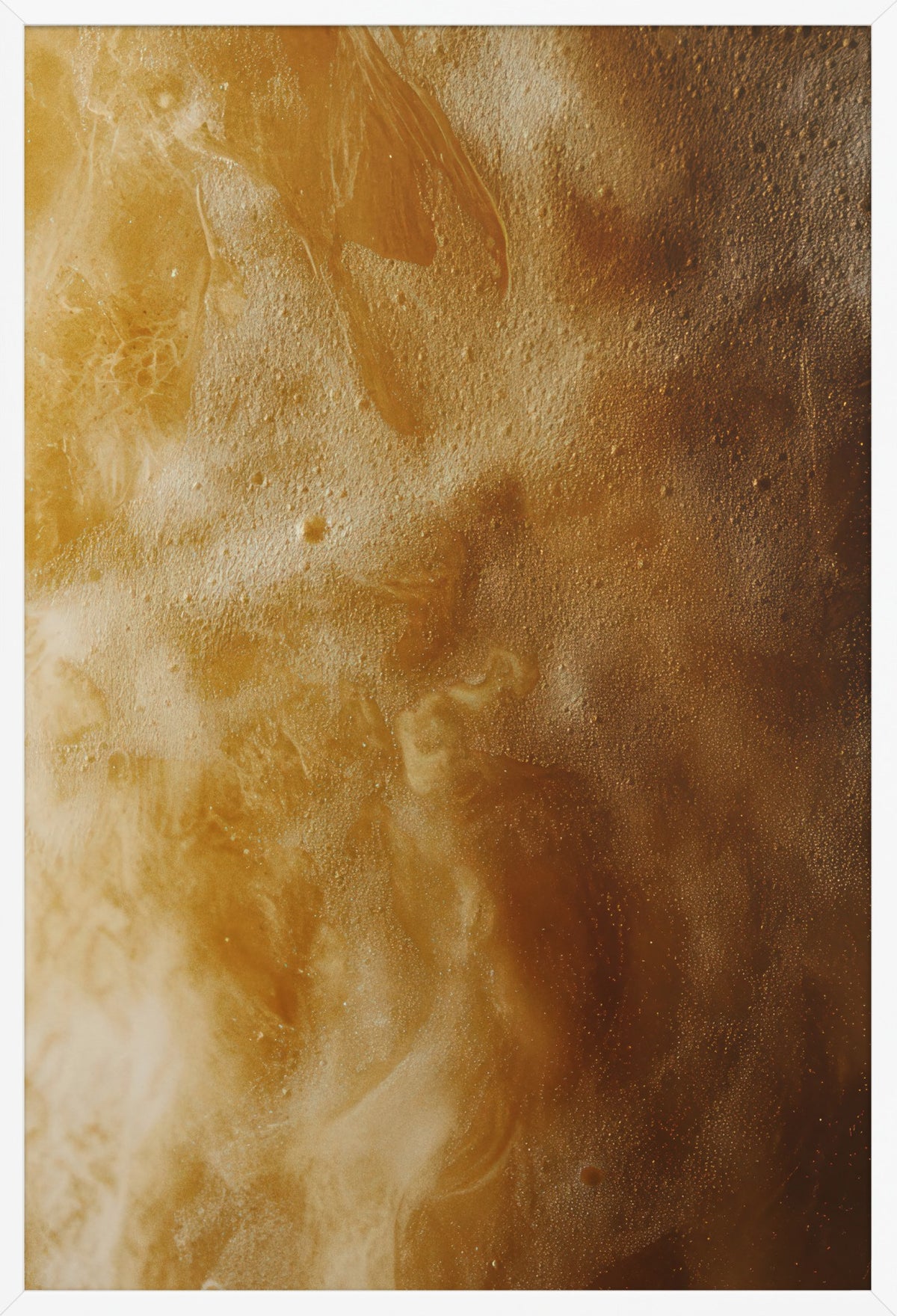 Golden Onyx — poster in a white frame, front view