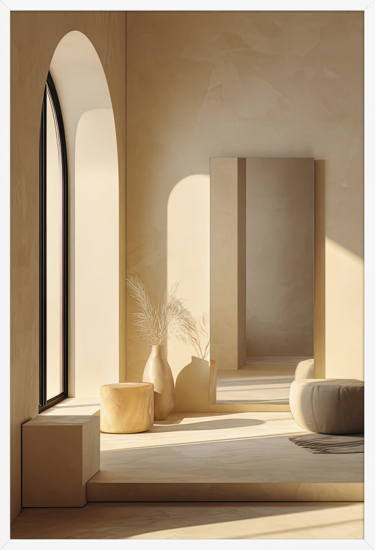 The Room of the Arch — poster in a white frame, front view