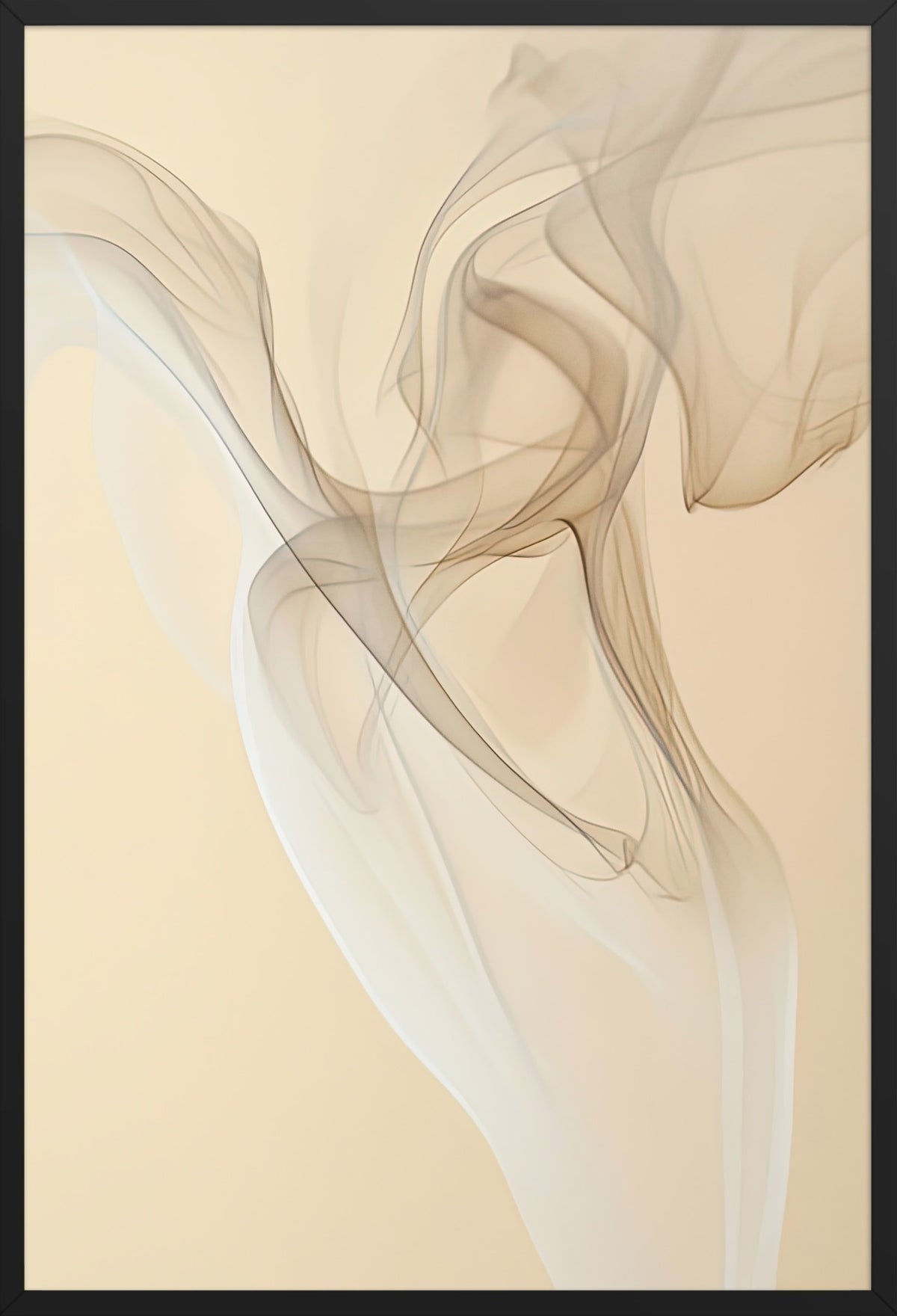 The Dance of the Wind — poster in a black frame, front view