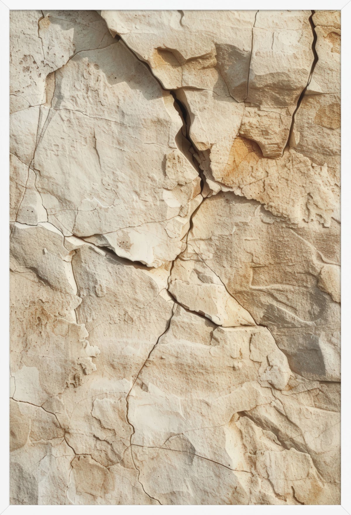 The Cliff — poster in a white frame, front view