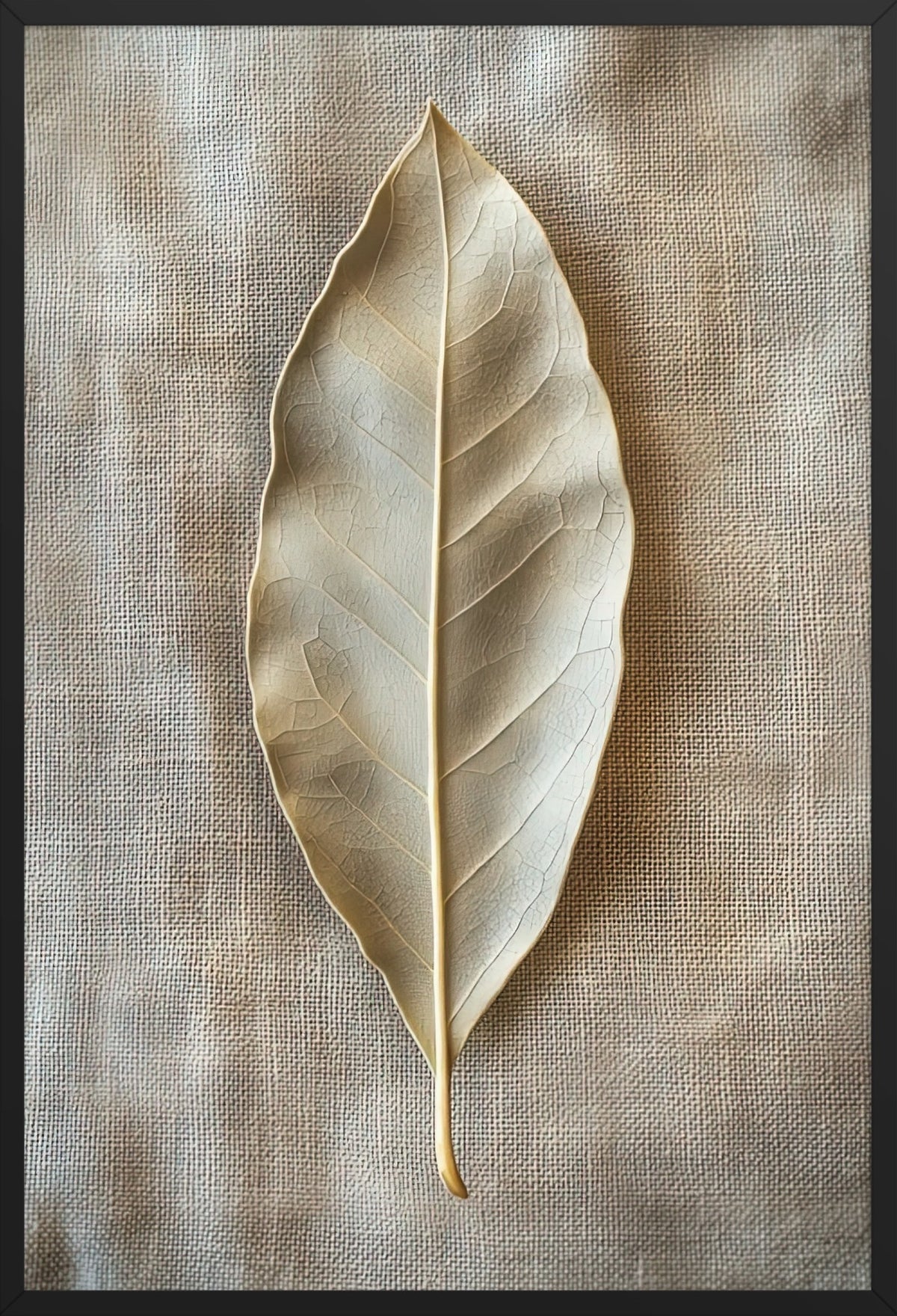 The Bay Leaf — poster in a black frame, front view