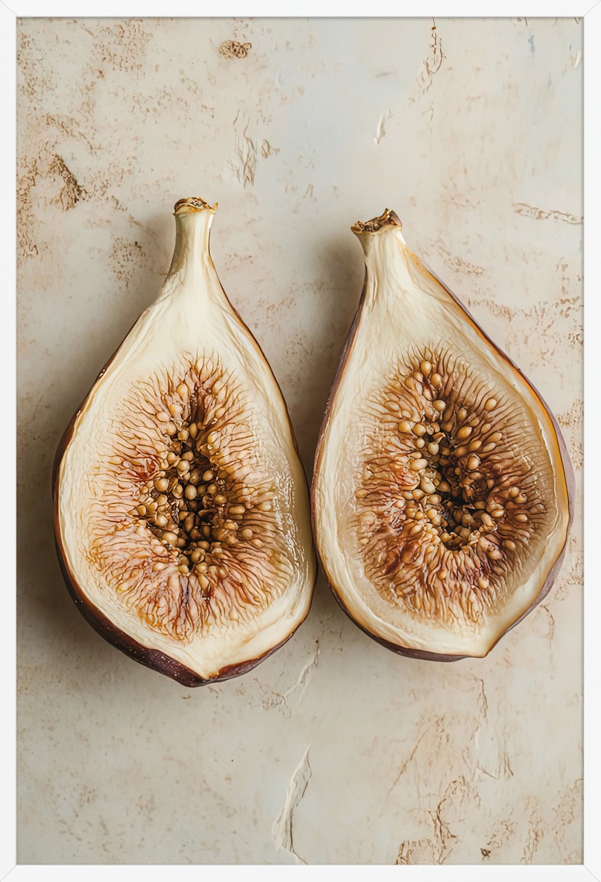 The Open Fig — poster in a white frame, front view