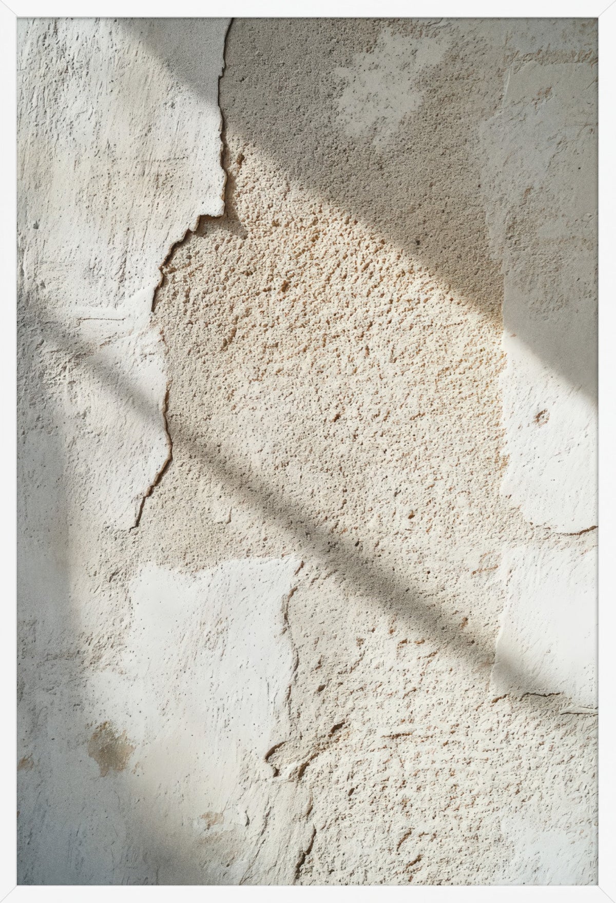 The Crack — poster in a white frame, front view