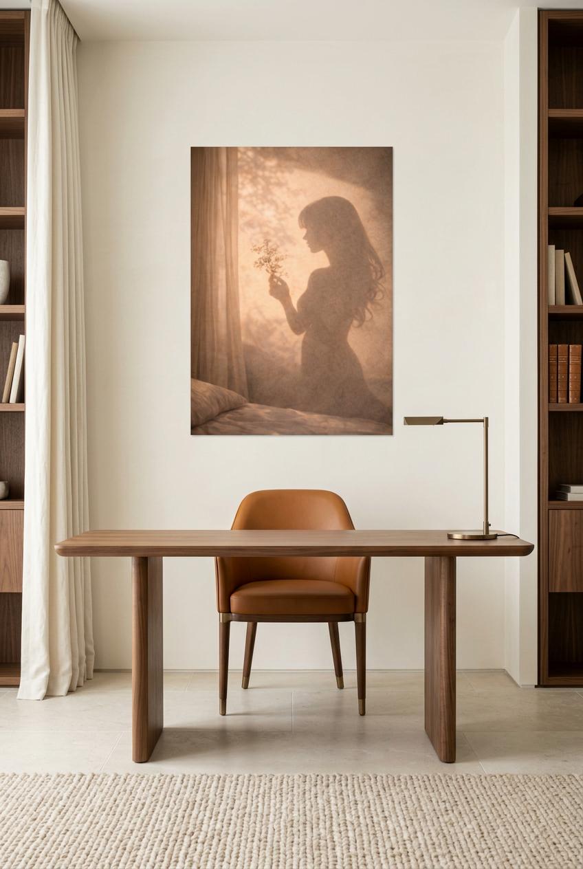 La Fleur du Matin — Poster ohne Rahmen im Arbeitszimmer