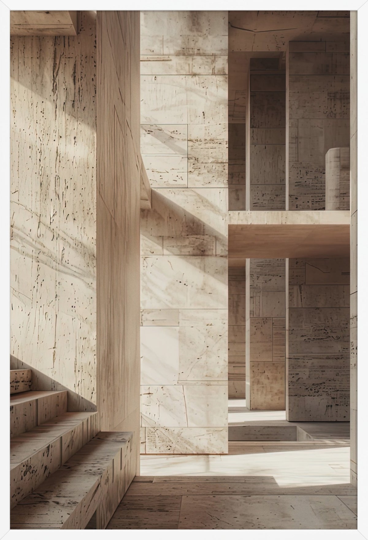 The Stone Gallery — poster in a white frame, front view