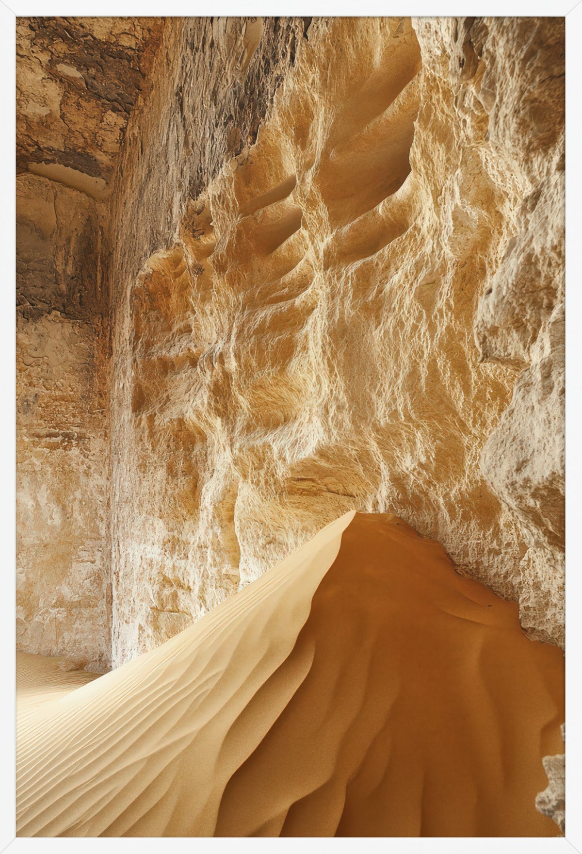 Golden Gorge — poster in a white frame, front view