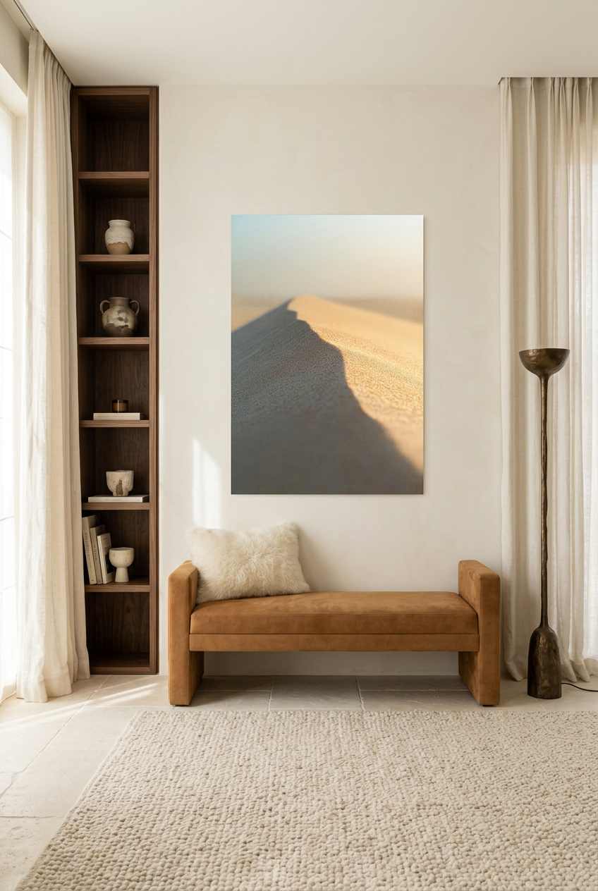 La Ligne d’Horizon — unframed poster in a reading room