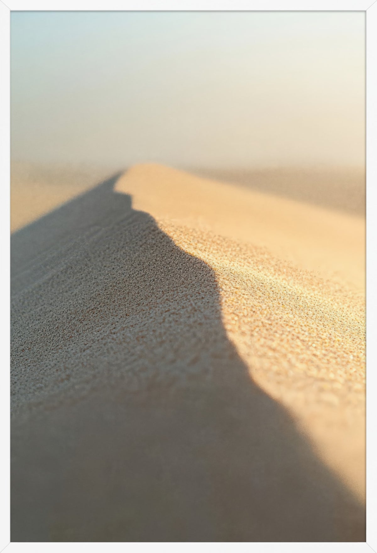 The Horizon Line — poster in a white frame, front view