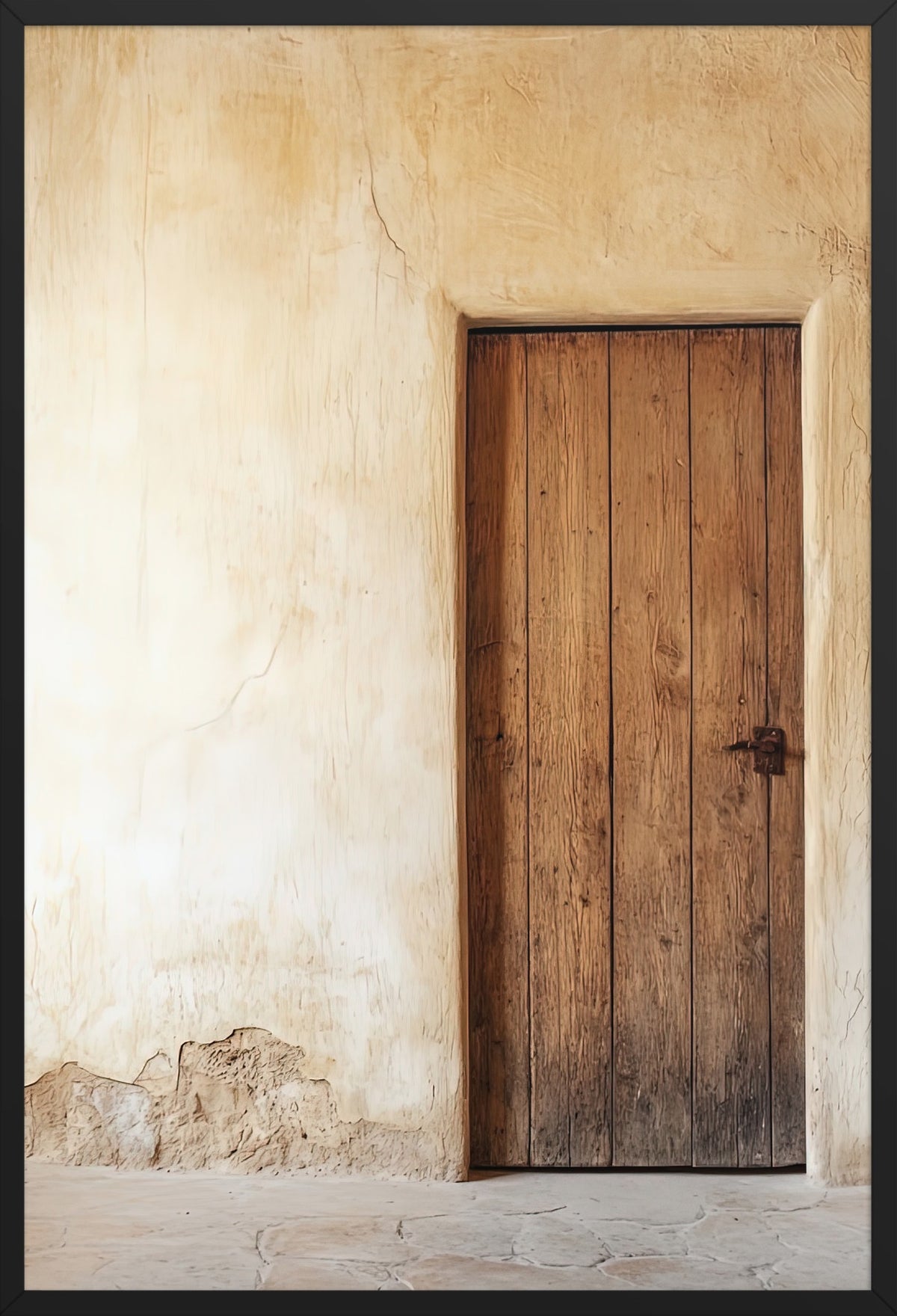 The Andalusian Door — poster in a black frame, front view