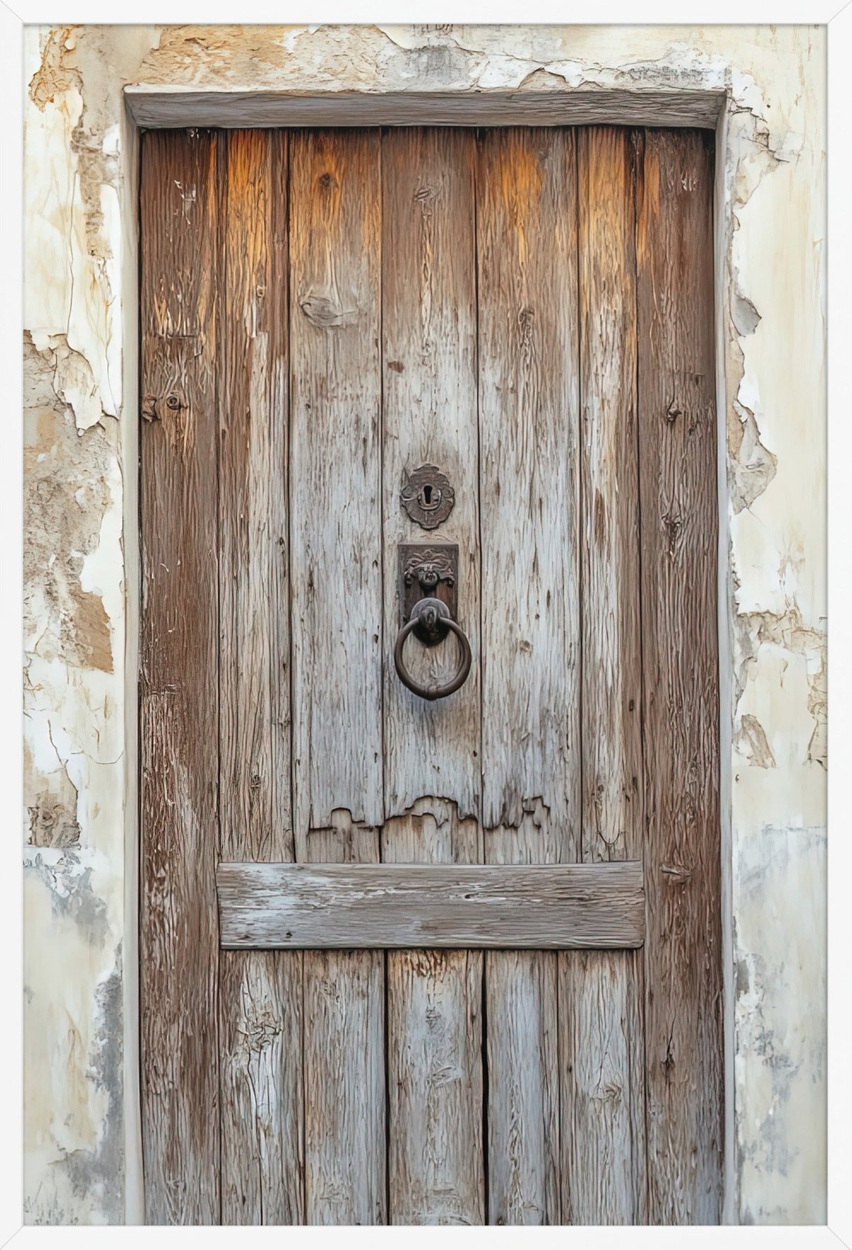 The Door of Time — poster in a white frame, front view