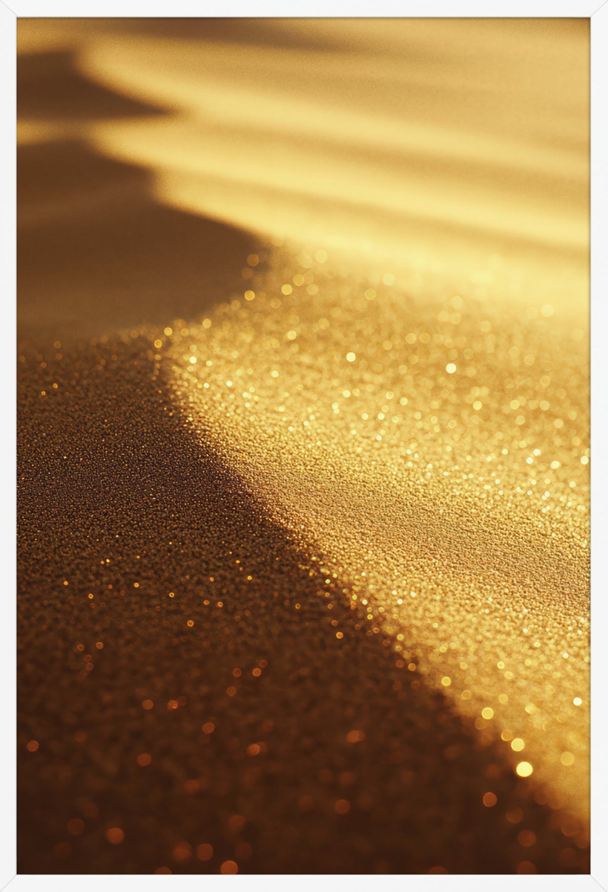 The Golden Dust — poster in a white frame, front view