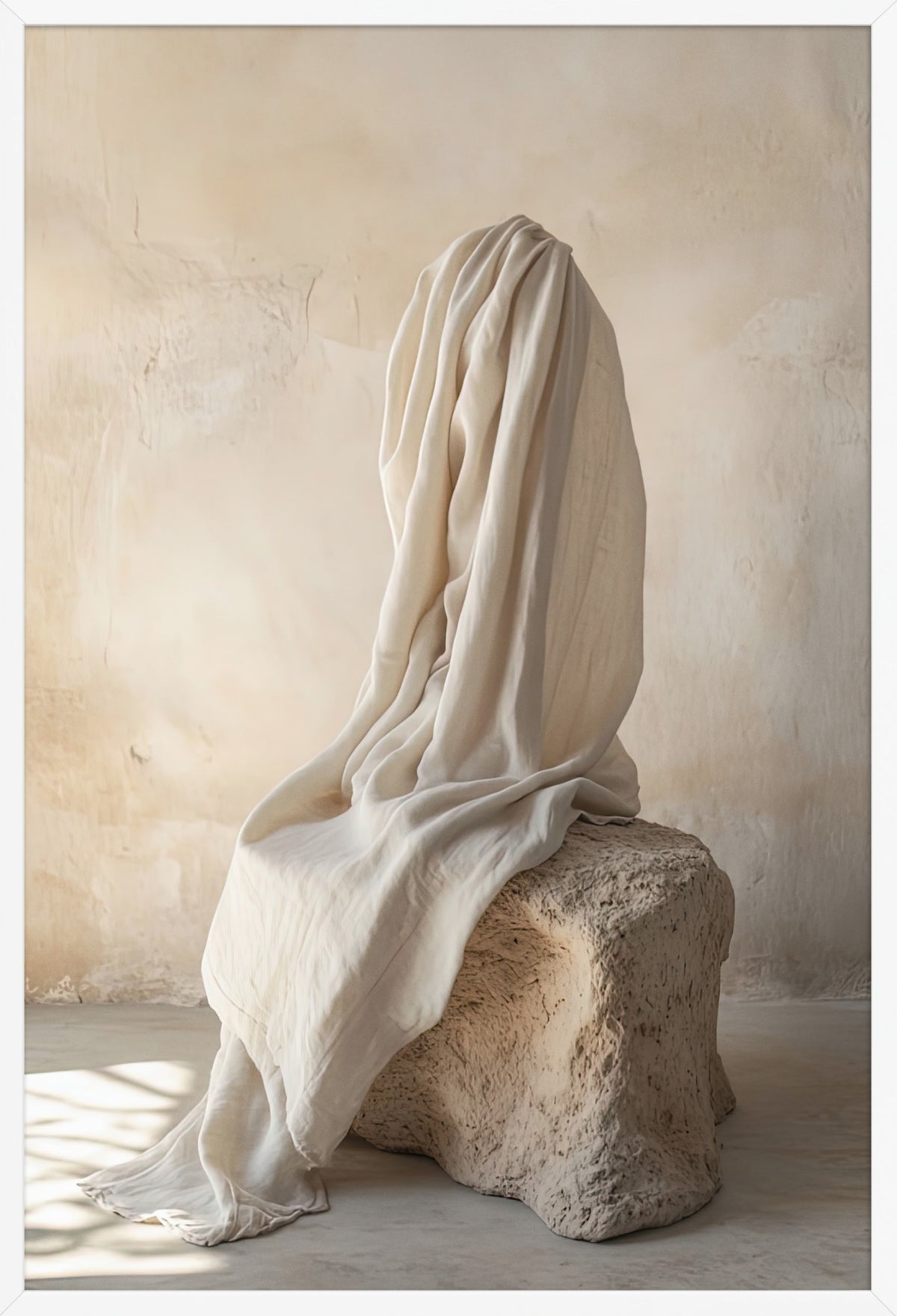 The Veiled Presence — poster in a white frame, front view