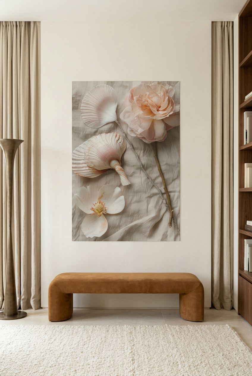 La Récolte — poster senza cornice in una sala di lettura