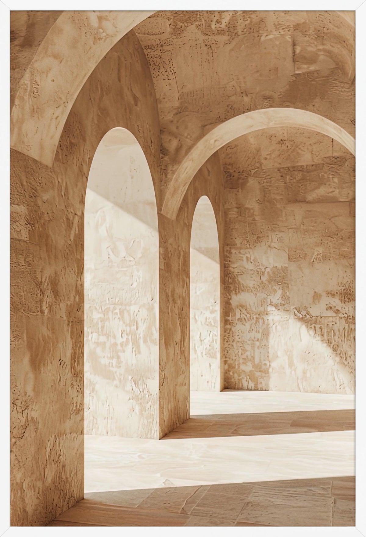 Arch Room — poster in a white frame, front view