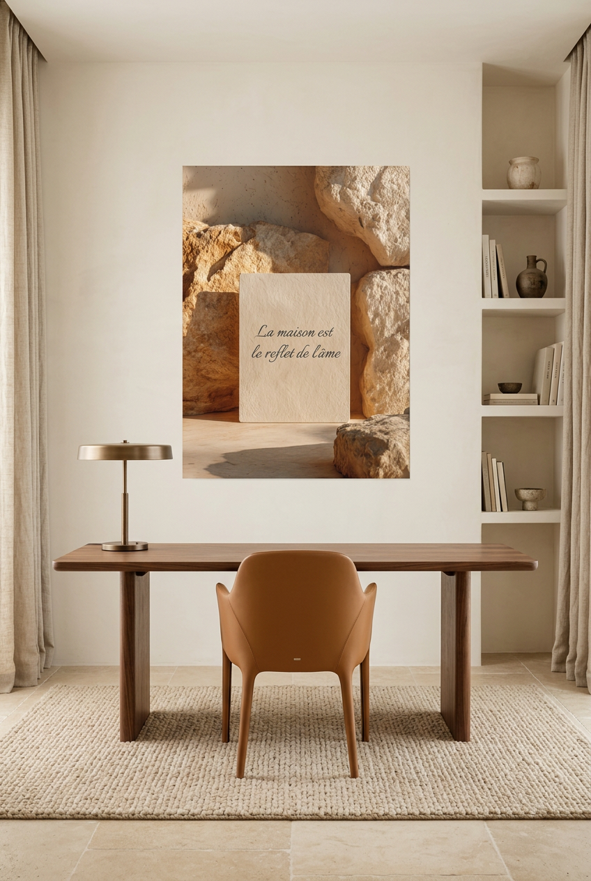 La Stèle — Poster ohne Rahmen im Arbeitszimmer