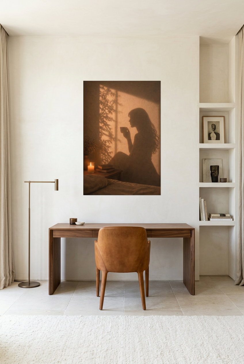 La Tasse du Soir — Poster ohne Rahmen im Arbeitszimmer