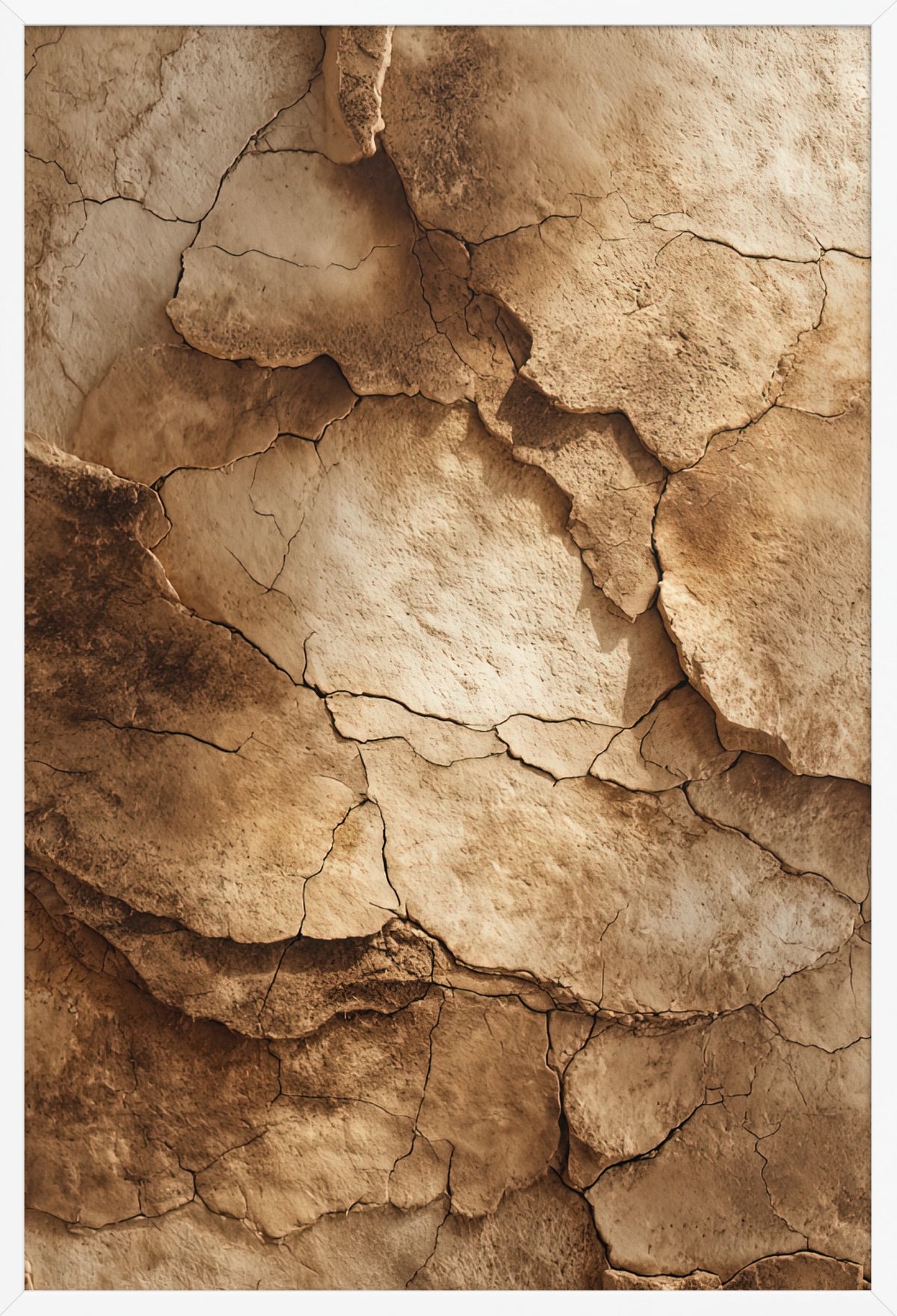 The Sundered Earth — poster in a white frame, front view