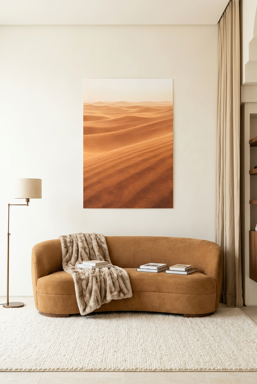 La Vague d'Or — póster sin marco en una sala de lectura