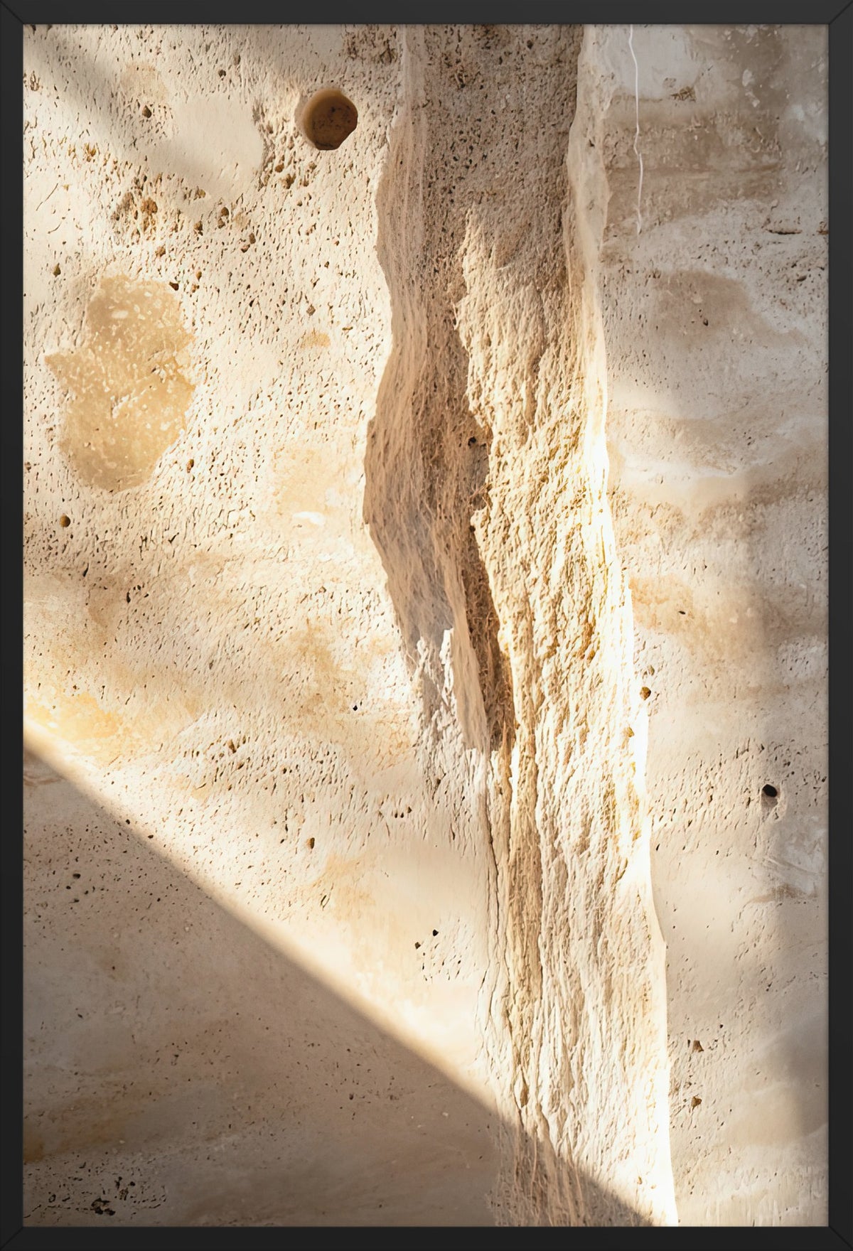 The Vein of Time — poster in a black frame, front view