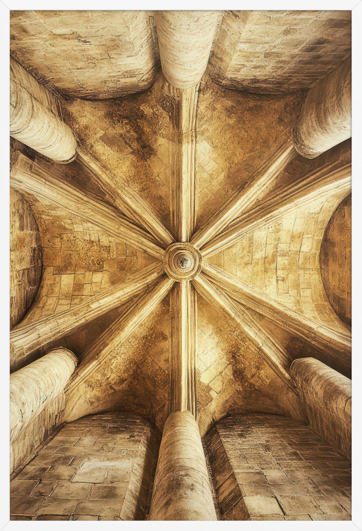 The Celestial Vault — poster in a white frame, front view