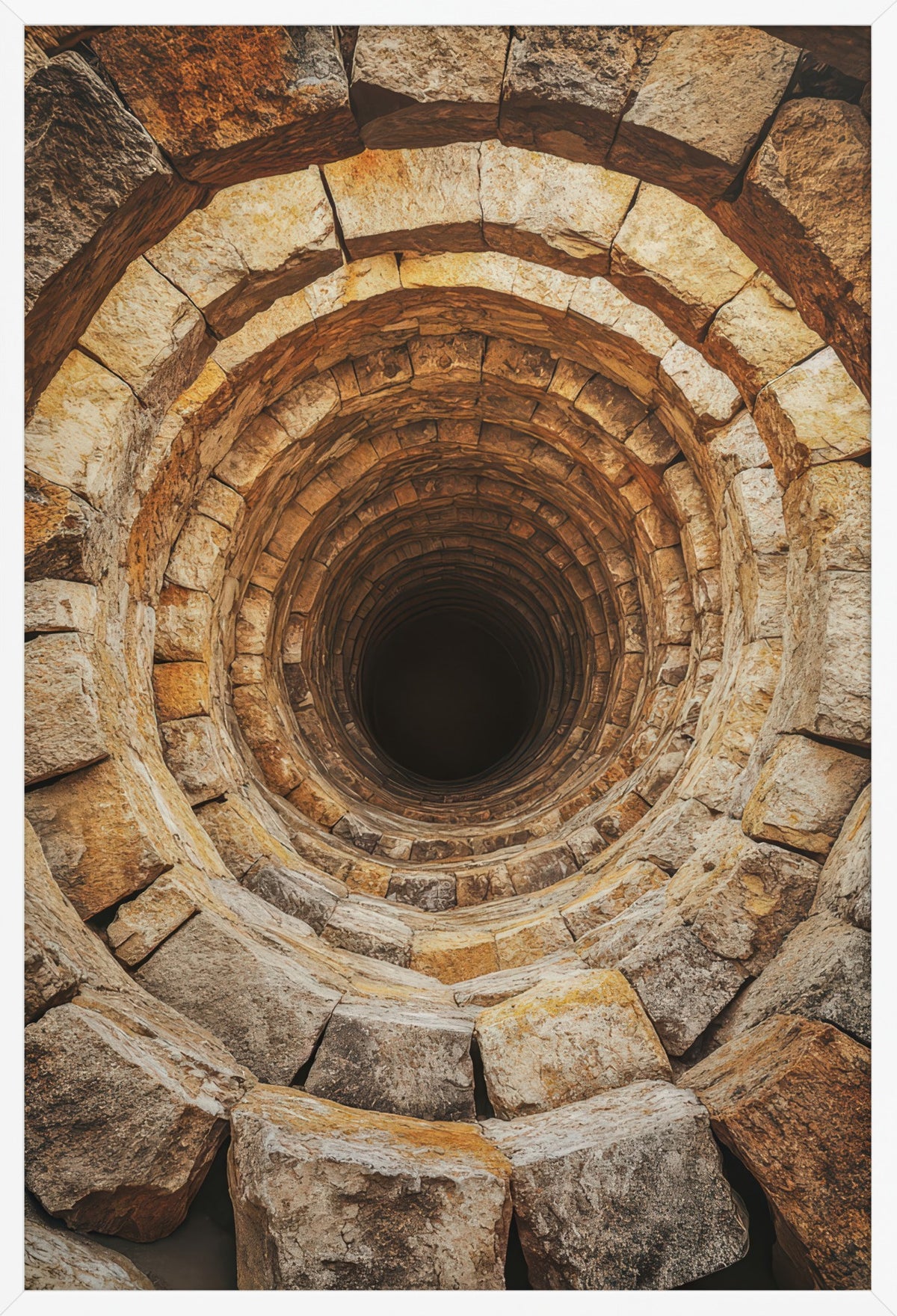 The Abyss — poster in a white frame, front view