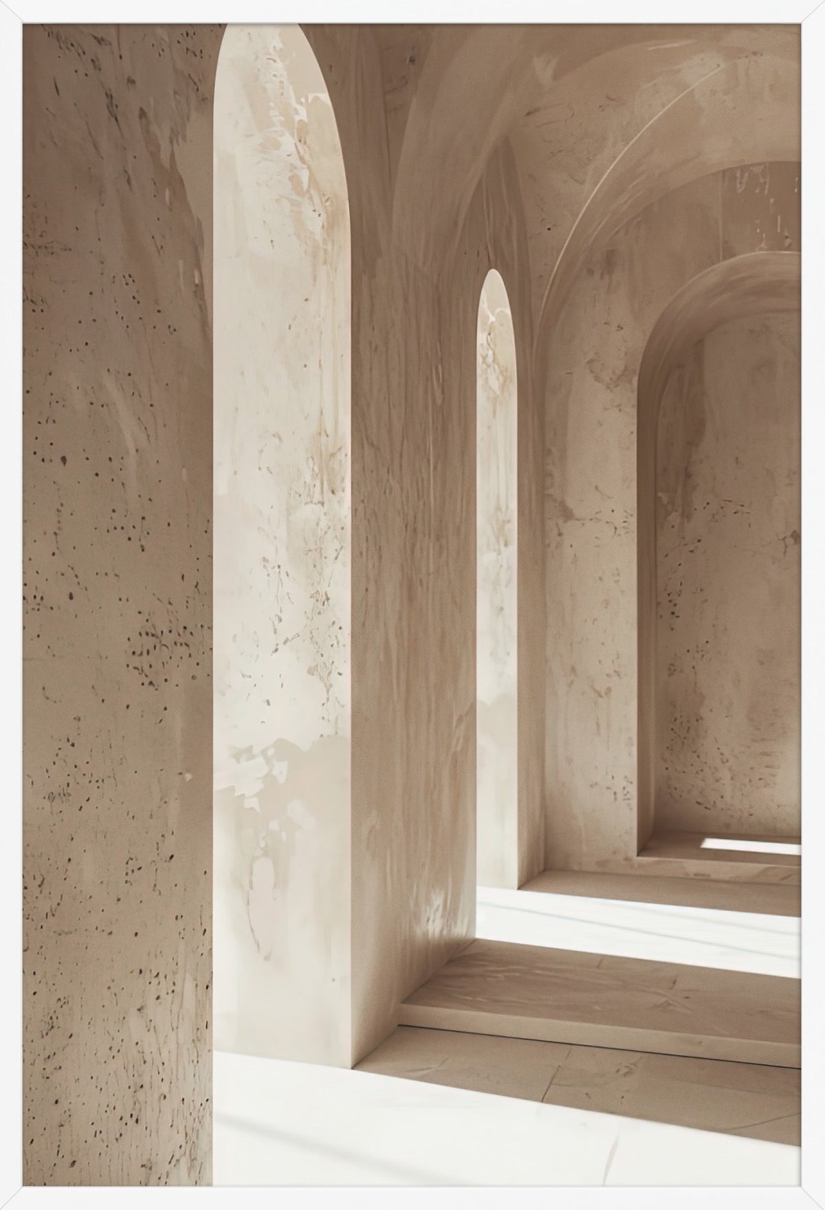 The Vaulted Walk — poster in a white frame, front view