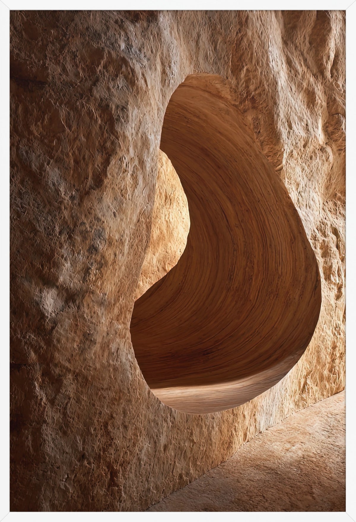 La Tana di Pietra — poster con cornice bianca, vista frontale