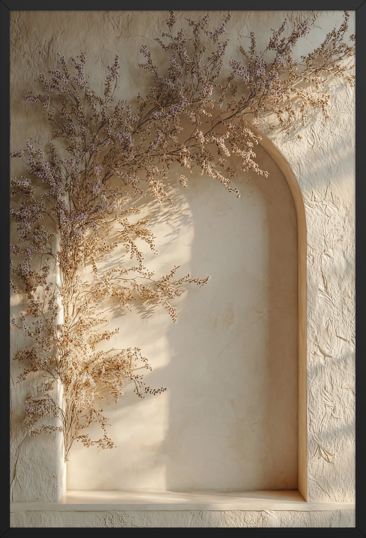 L’Arco Fiorito — poster con cornice nera, vista frontale