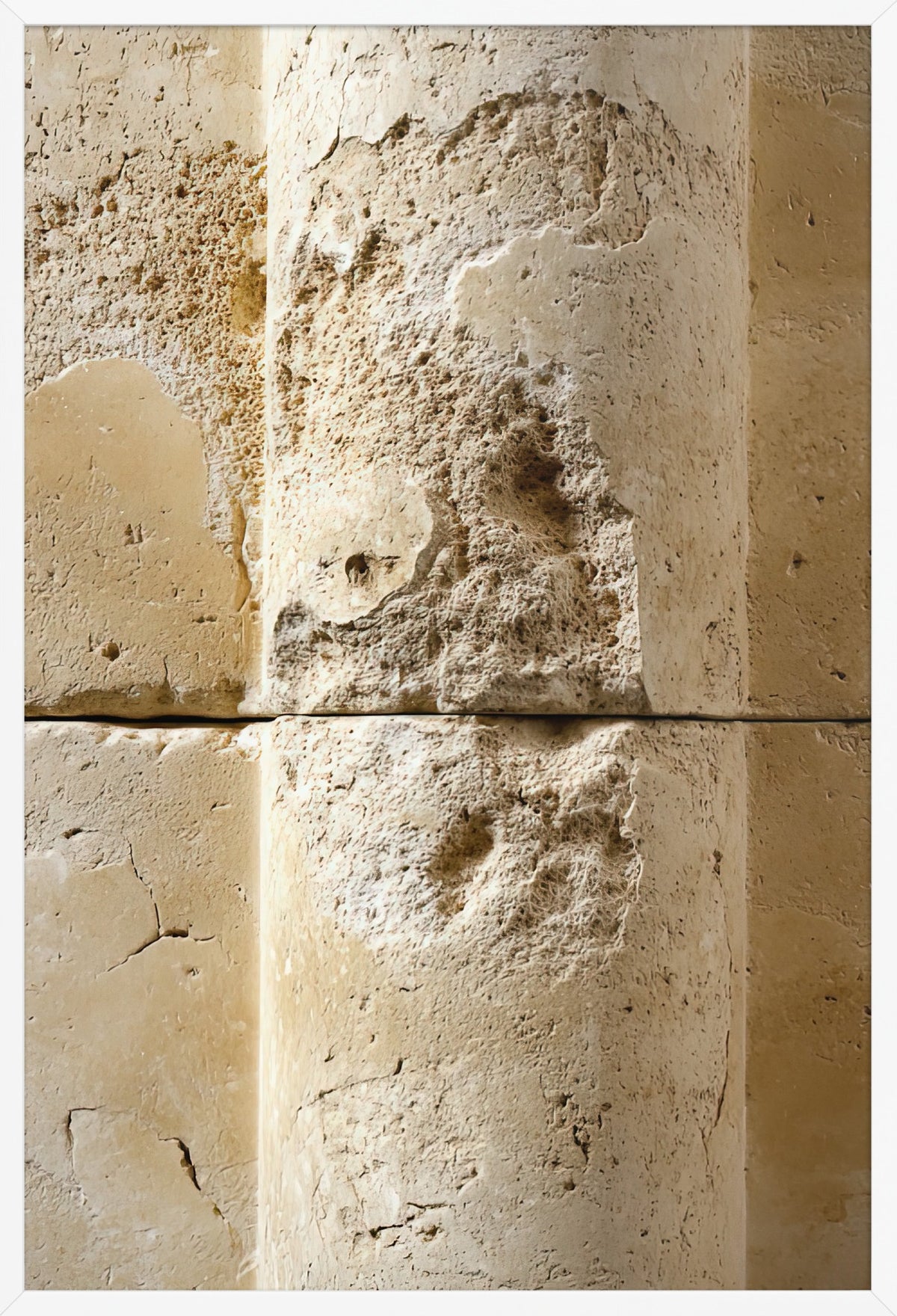 The Limestone Ridge — poster in a white frame, front view