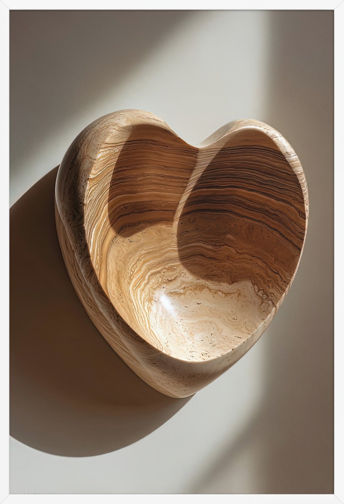 The Heart of Sandstone — poster in a white frame, front view
