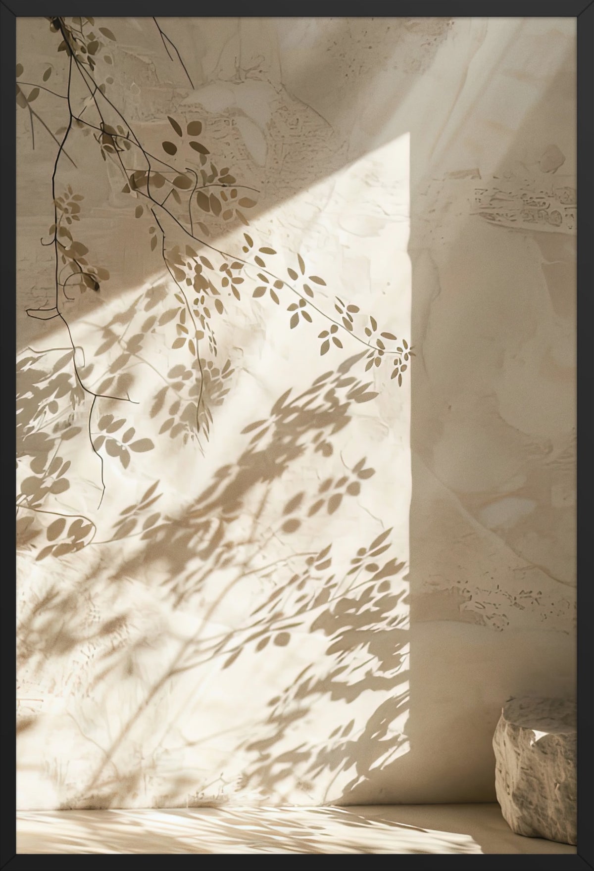 The Ivy Nook — poster in a black frame, front view