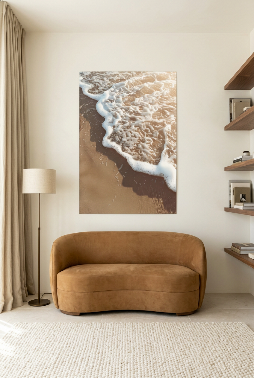 Le Déferlement — unframed poster in a reading room