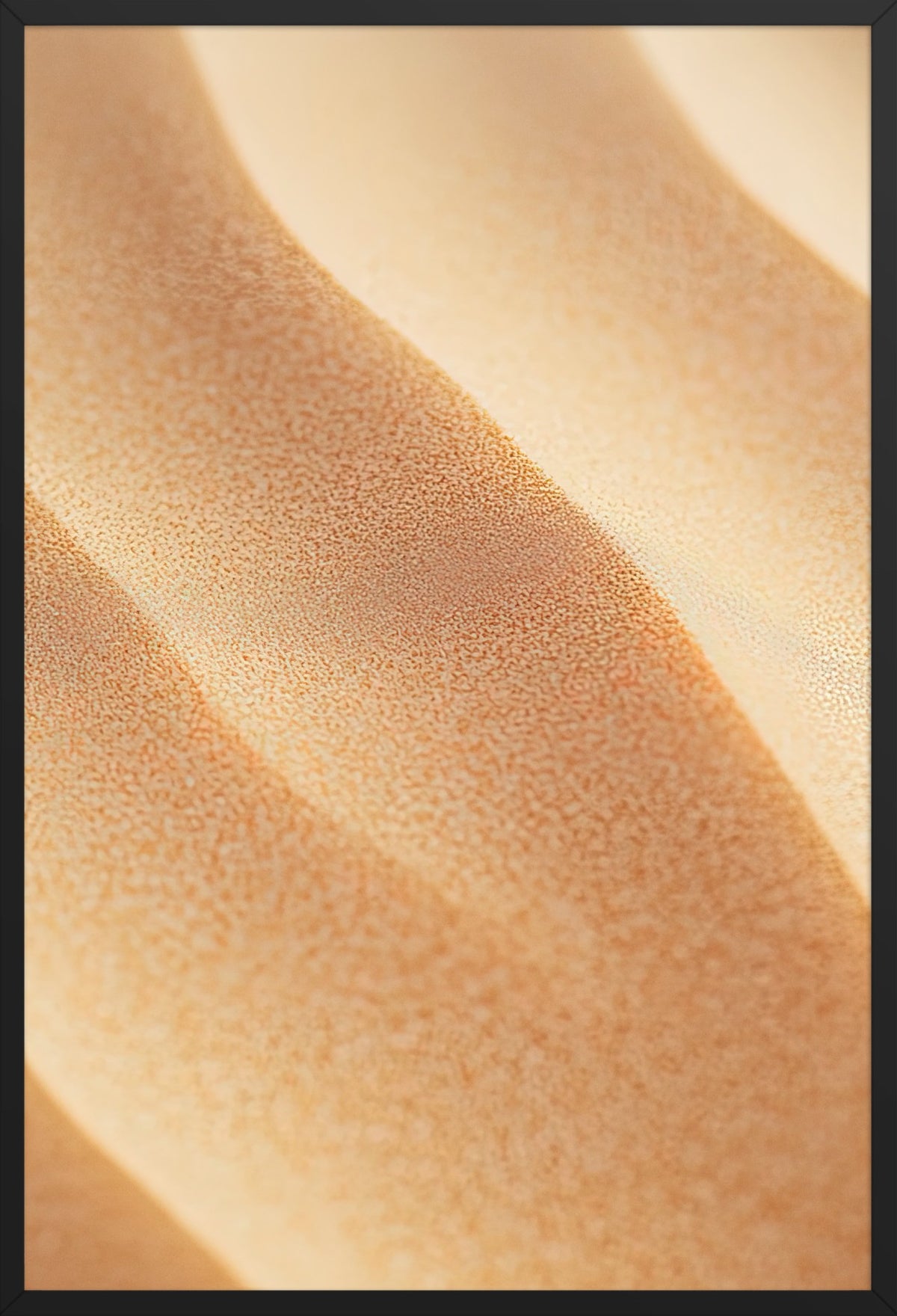 The Dune’s Side — poster in a black frame, front view