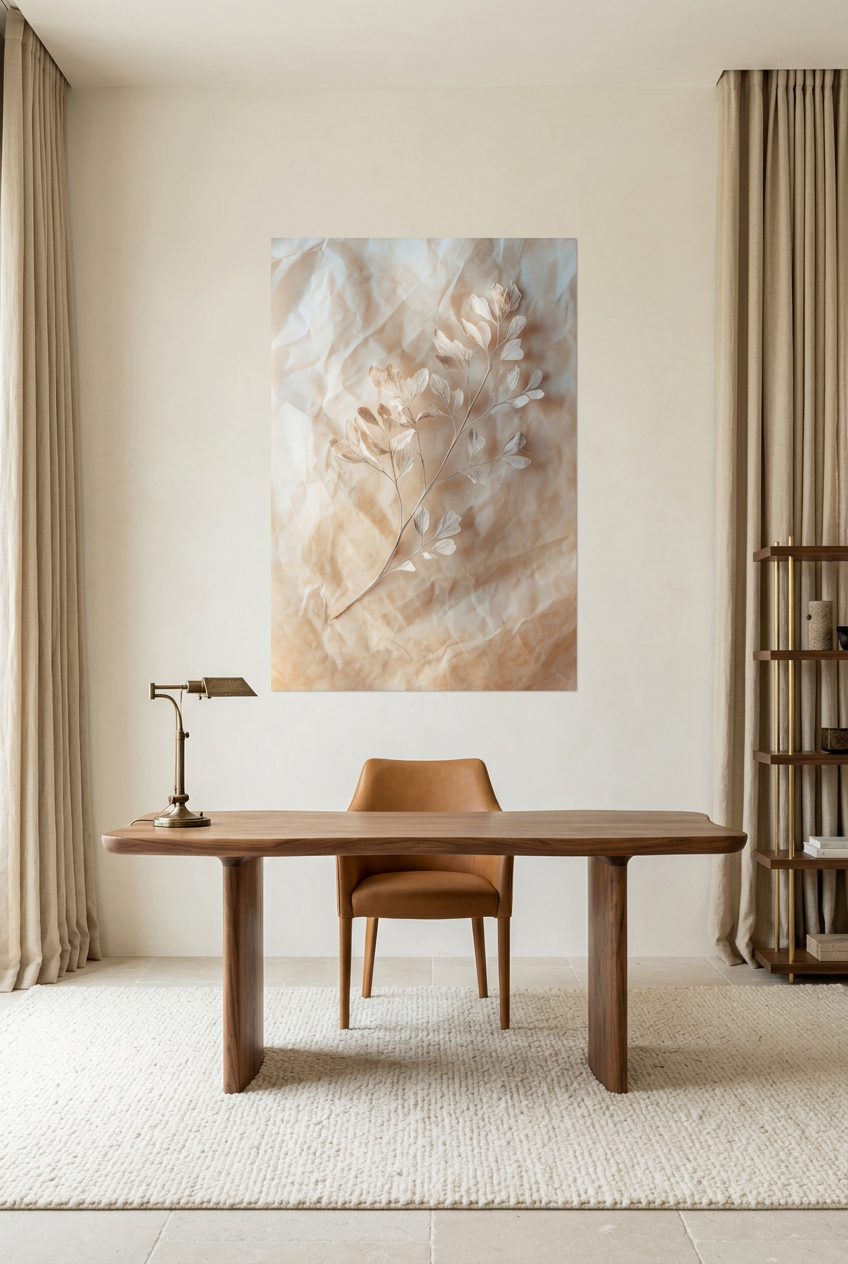 Le Froissé — poster zonder lijst in een werkkamer
