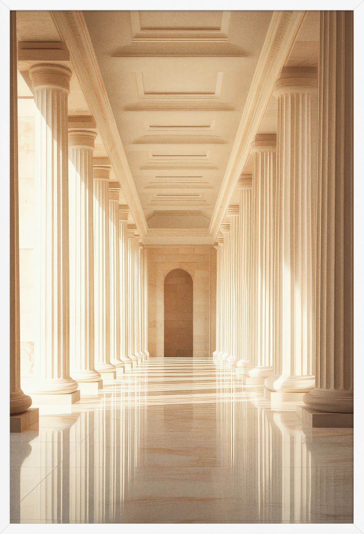The Palace — poster in a white frame, front view