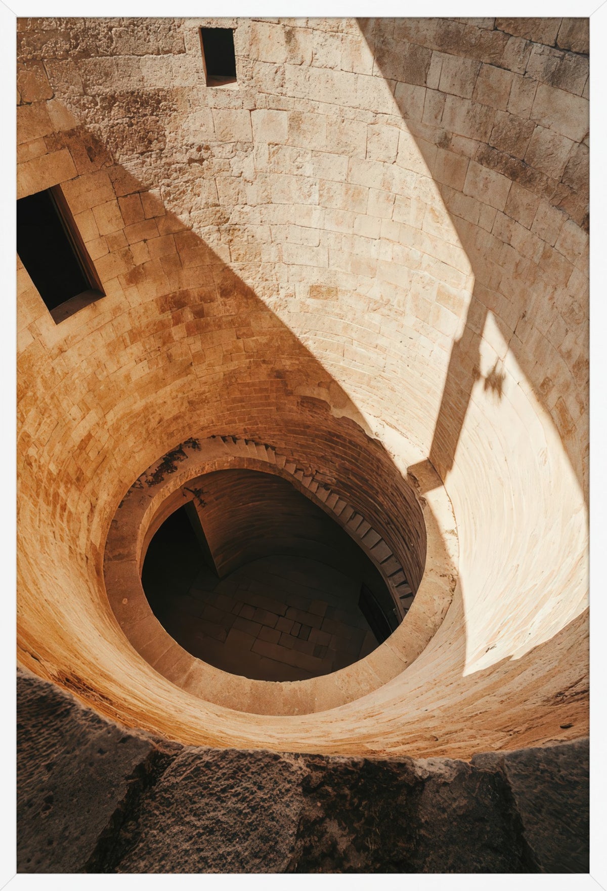 The Well — poster in a white frame, front view