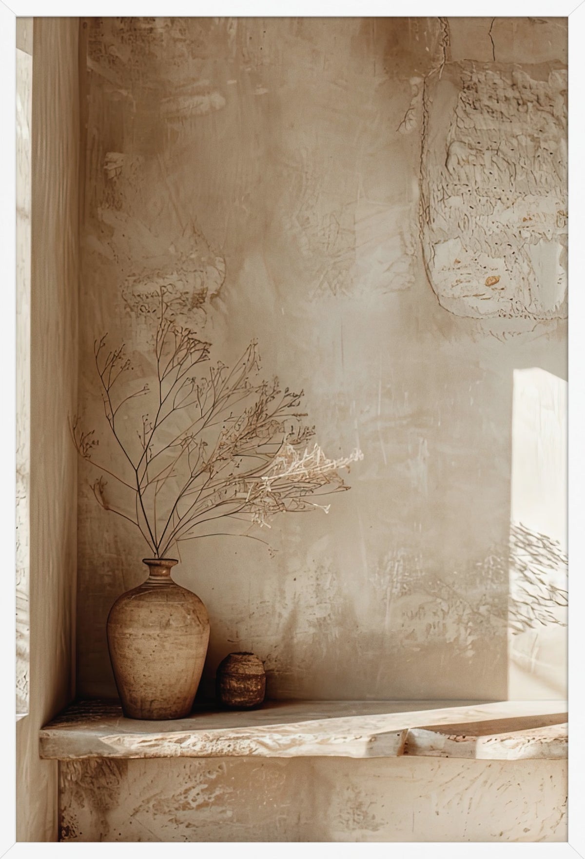 The Rest of the Vase — poster in a white frame, front view