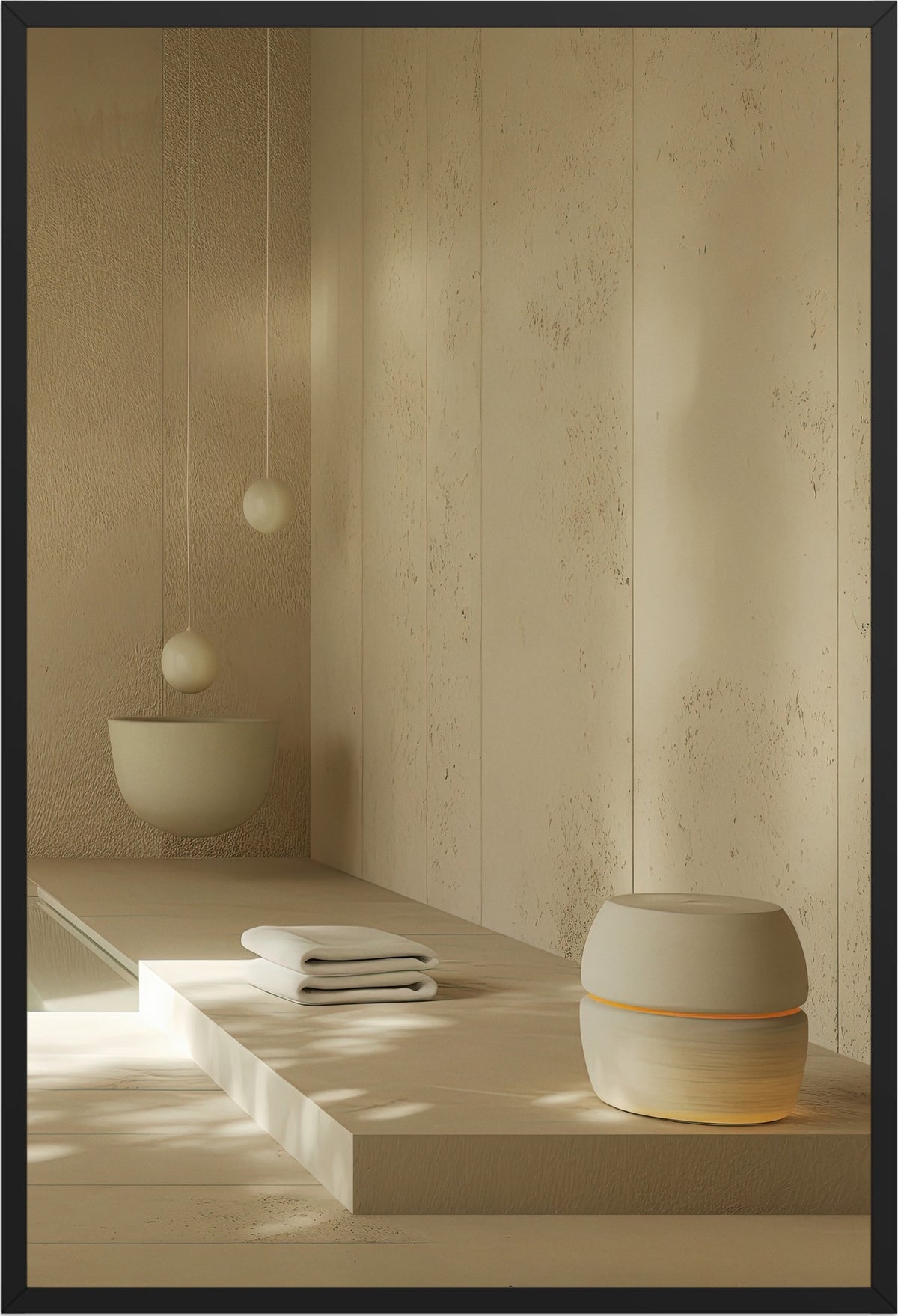 The Ritual — black frame, 61 × 91 cm