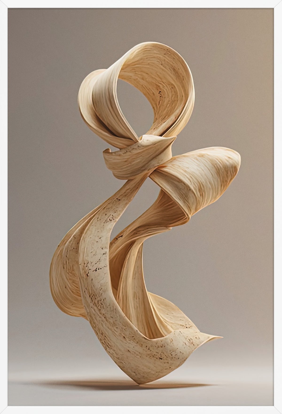 The Stone Ribbon — poster in a white frame, front view