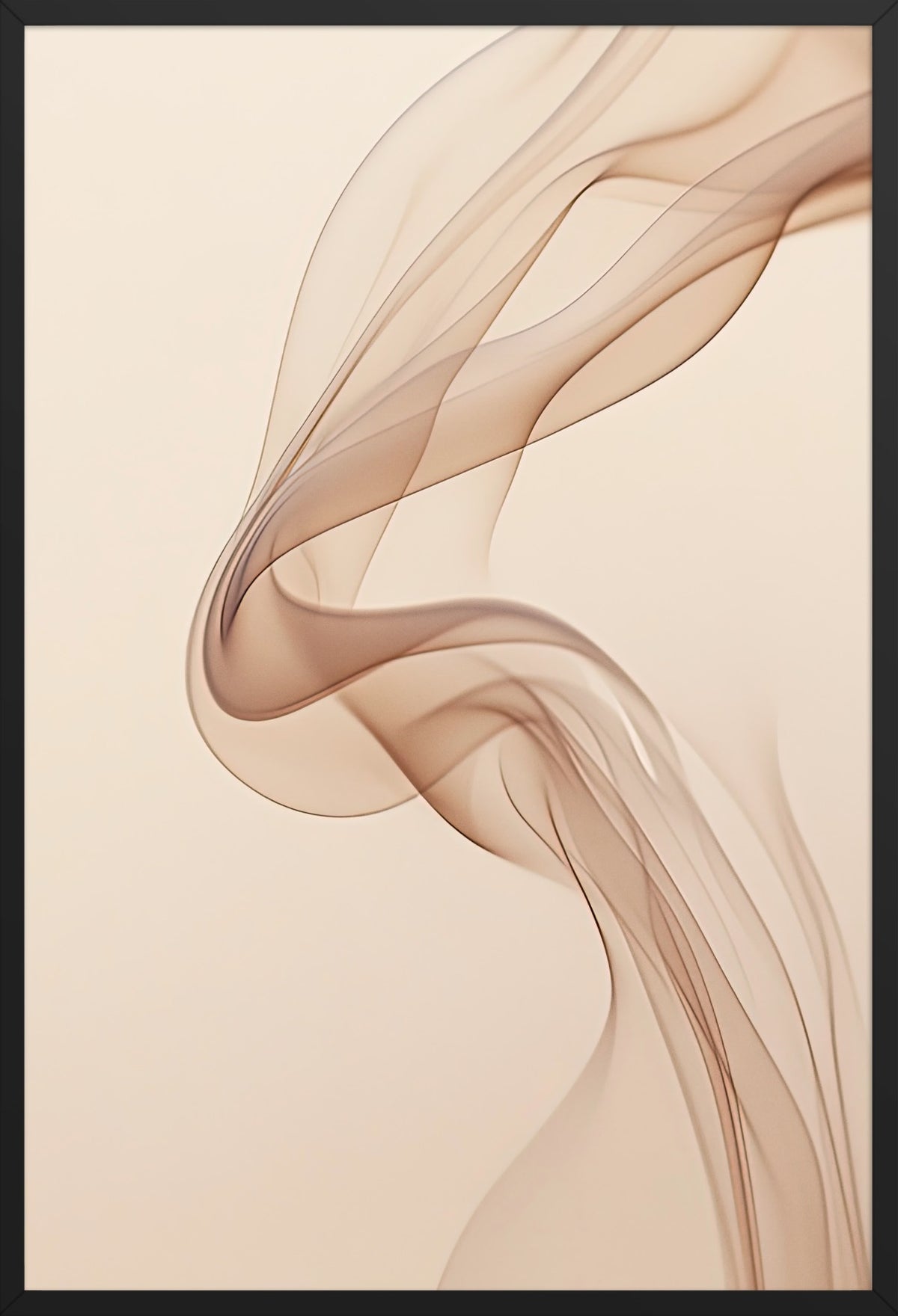 The Sand Ribbon — poster in a black frame, front view