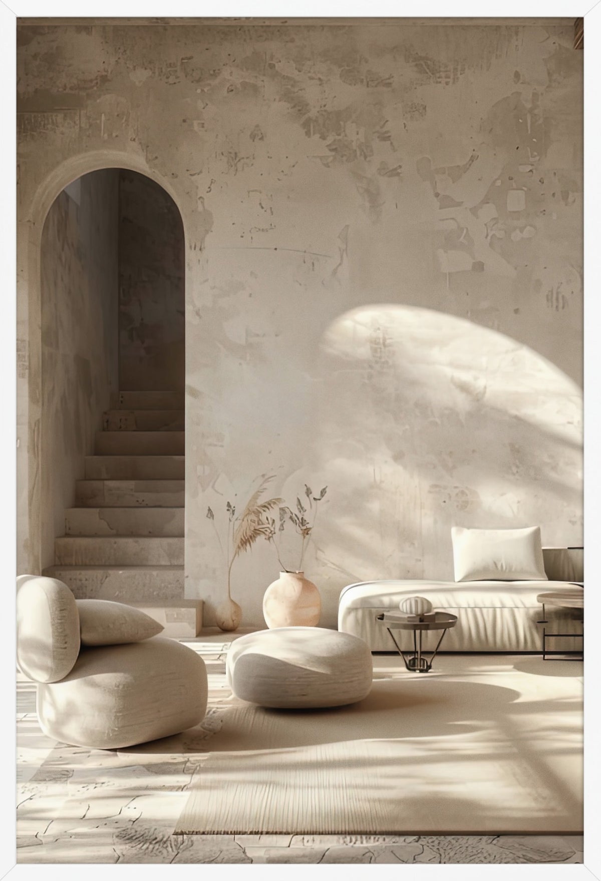 The Arched Room — poster in a white frame, front view