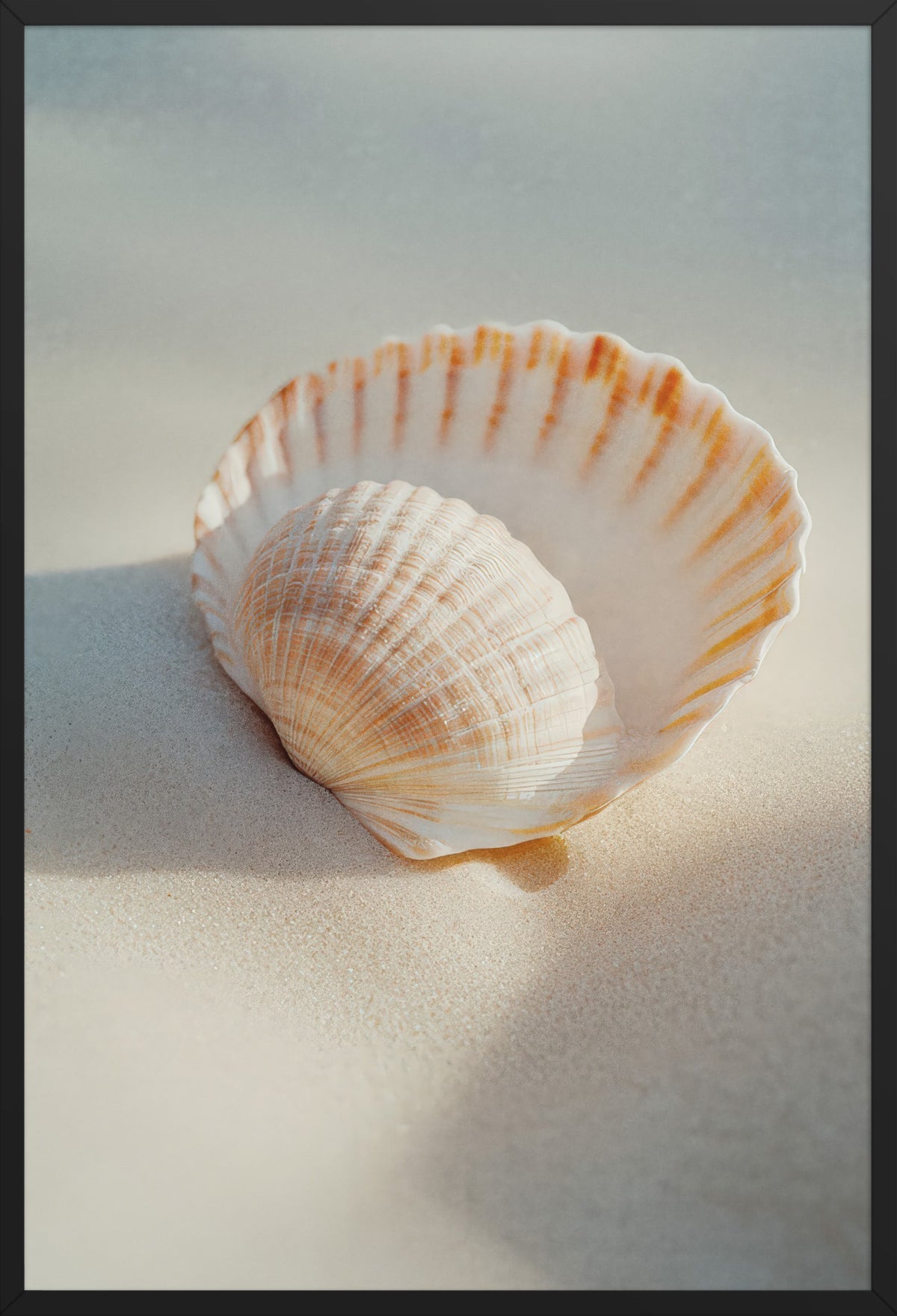 The Pearl Secret — poster in a black frame, front view