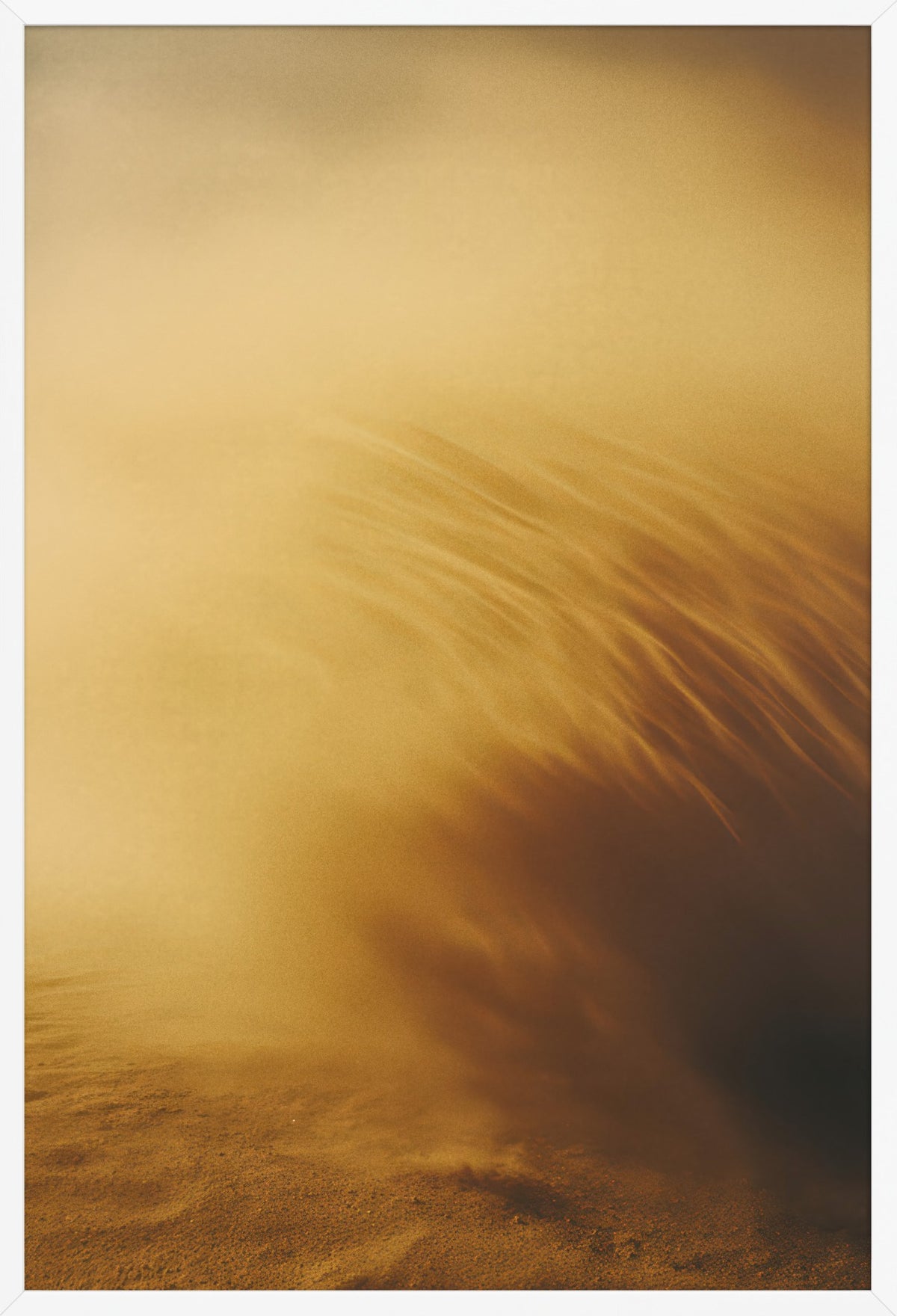 Desert Breath — poster in a white frame, front view