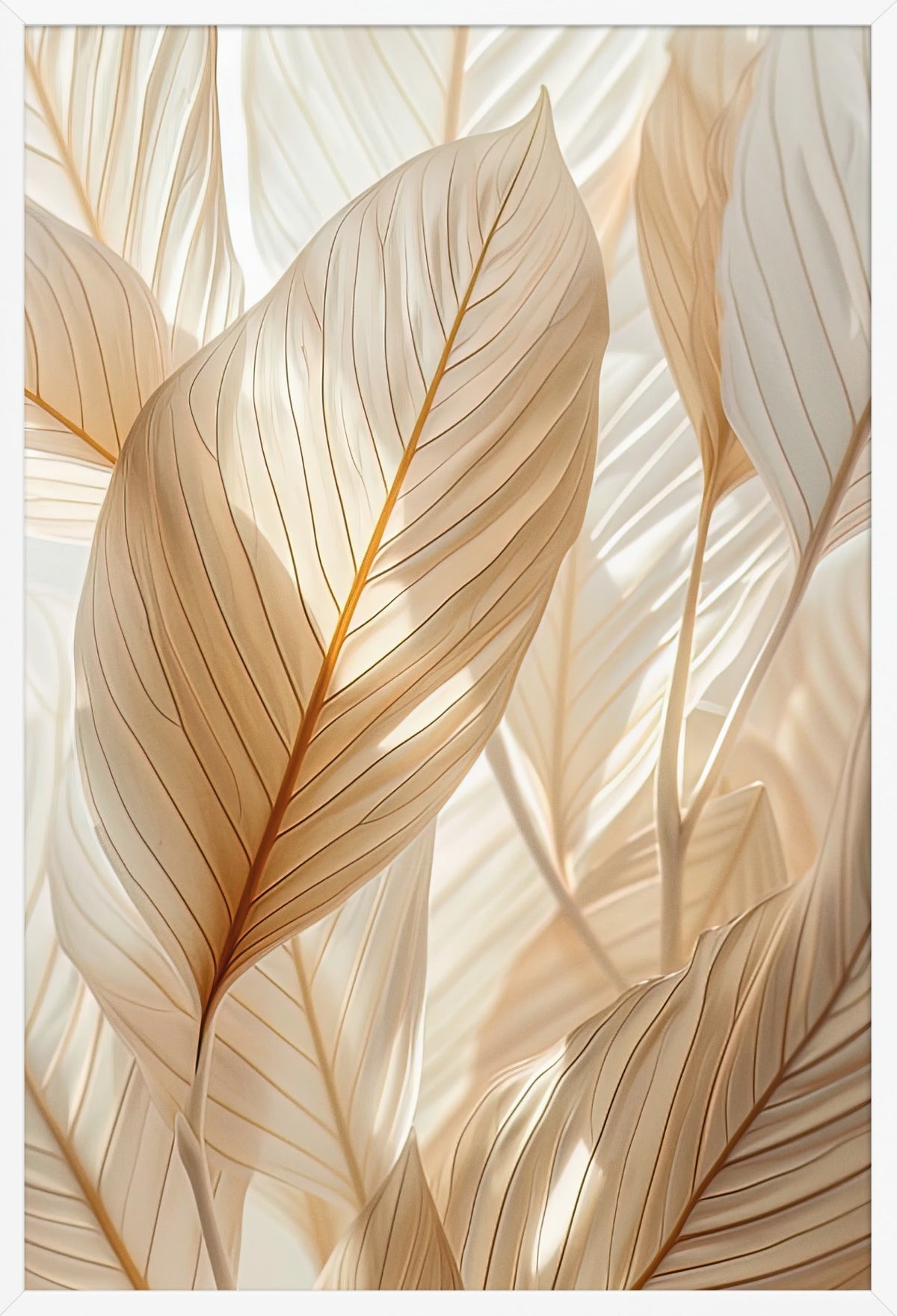 The Vegetal Velvet — poster in a white frame, front view