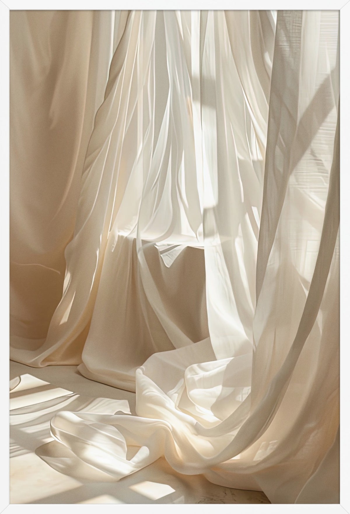 The Translucent Veil — poster in a white frame, front view