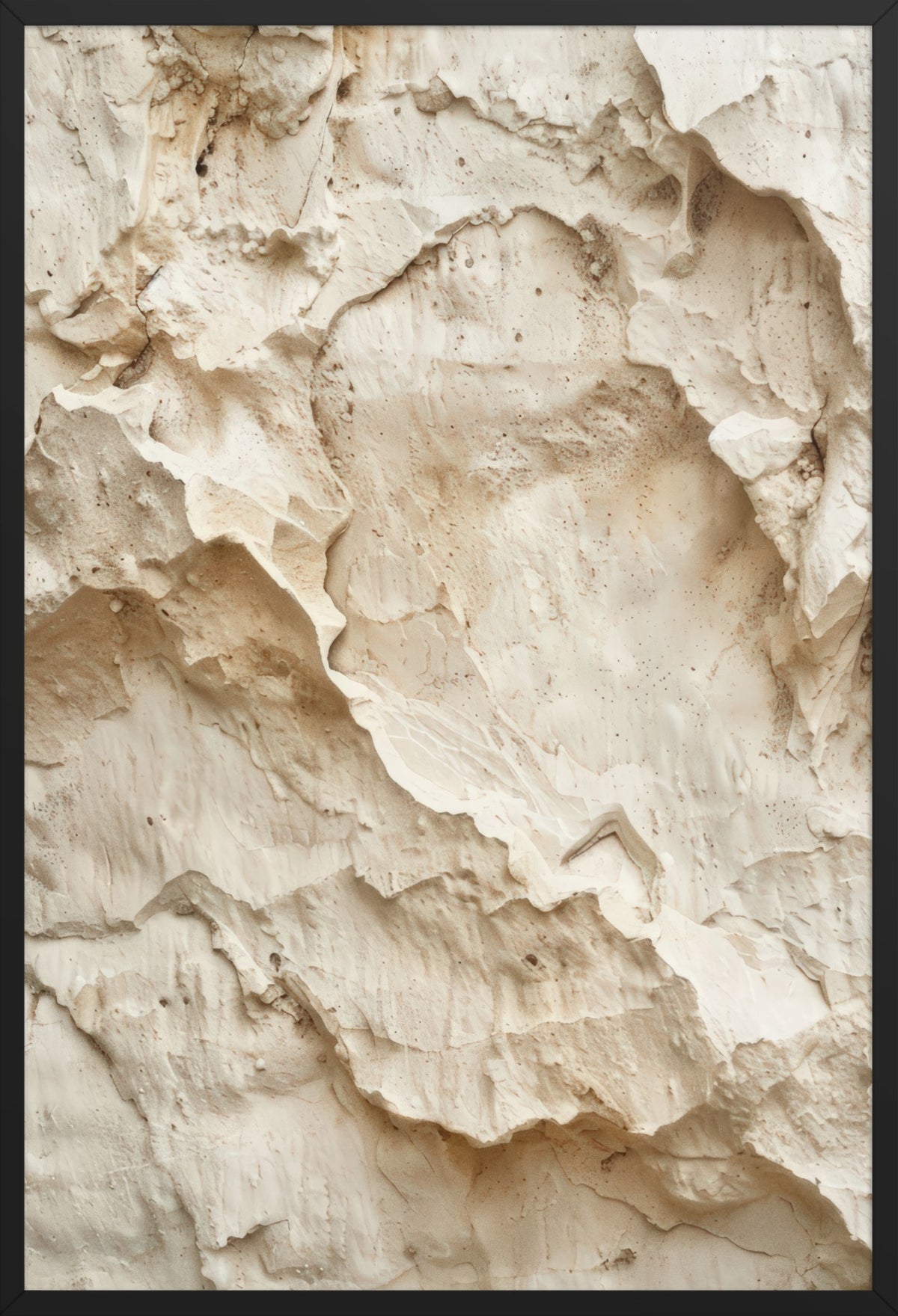 The Scale — poster in a black frame, front view