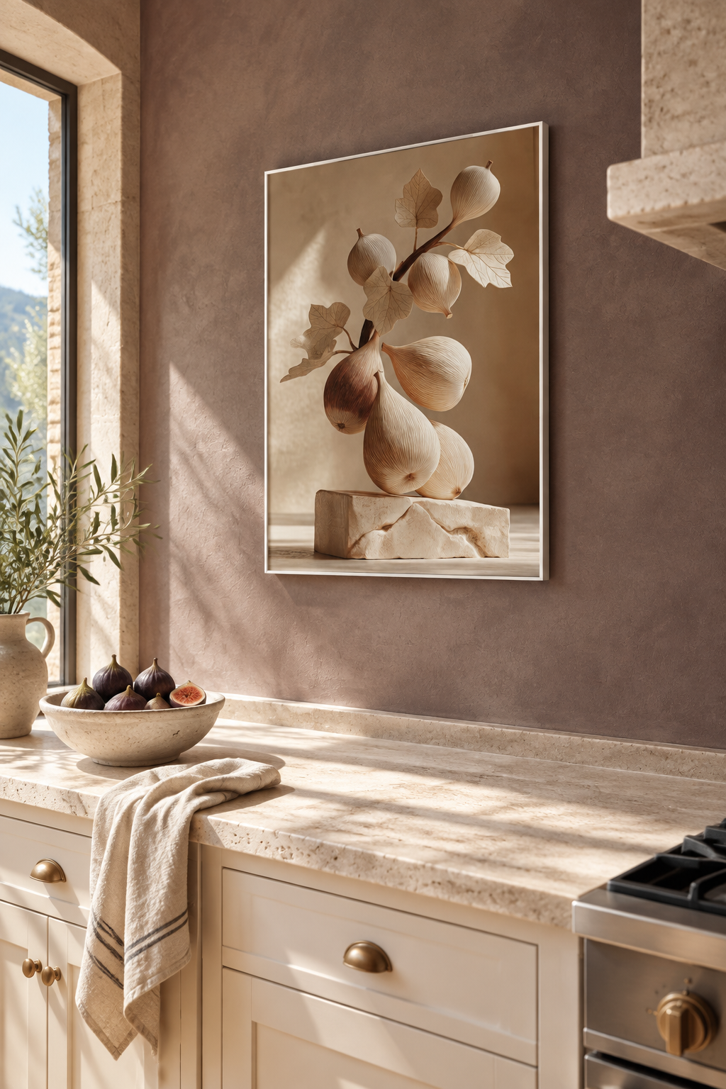 I Fichi di Pietra con cornice bianca