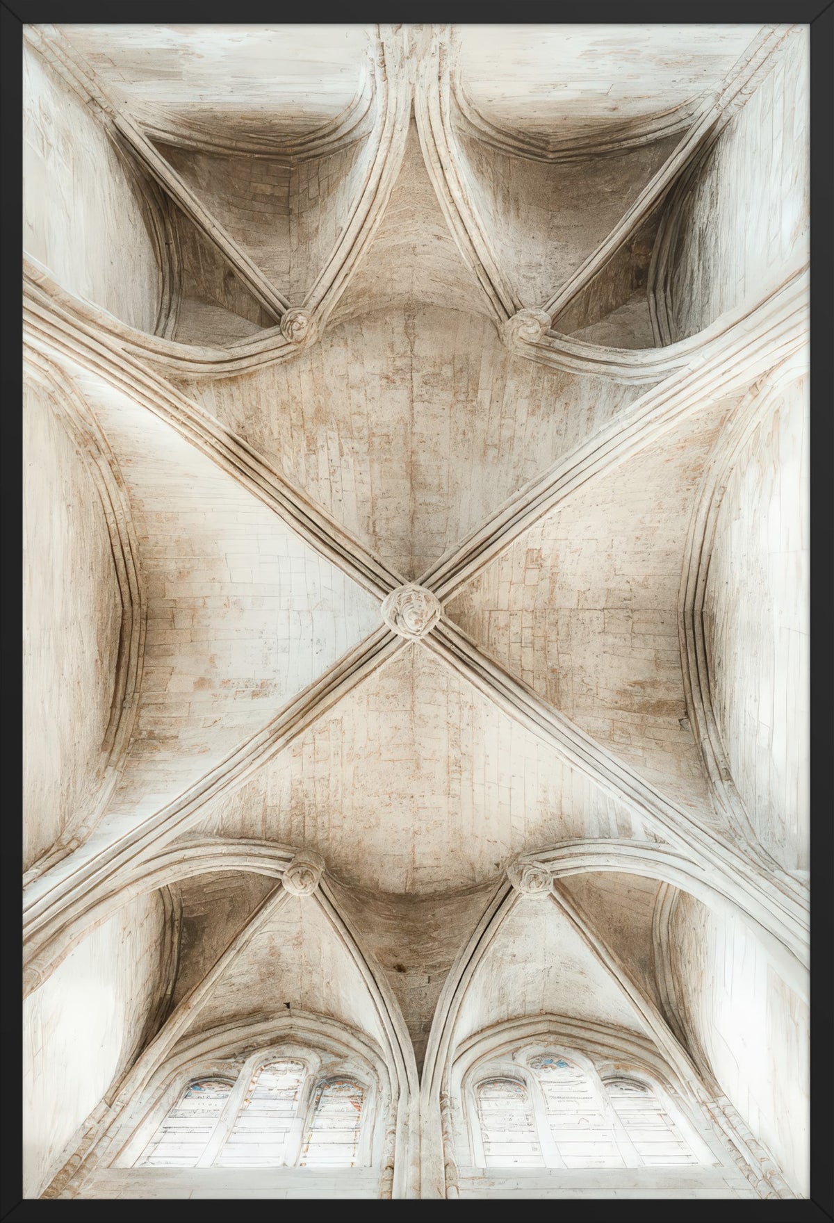 The Star — poster in a black frame, front view