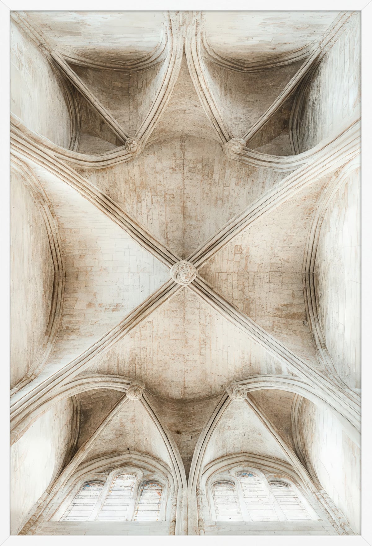 The Star — poster in a white frame, front view