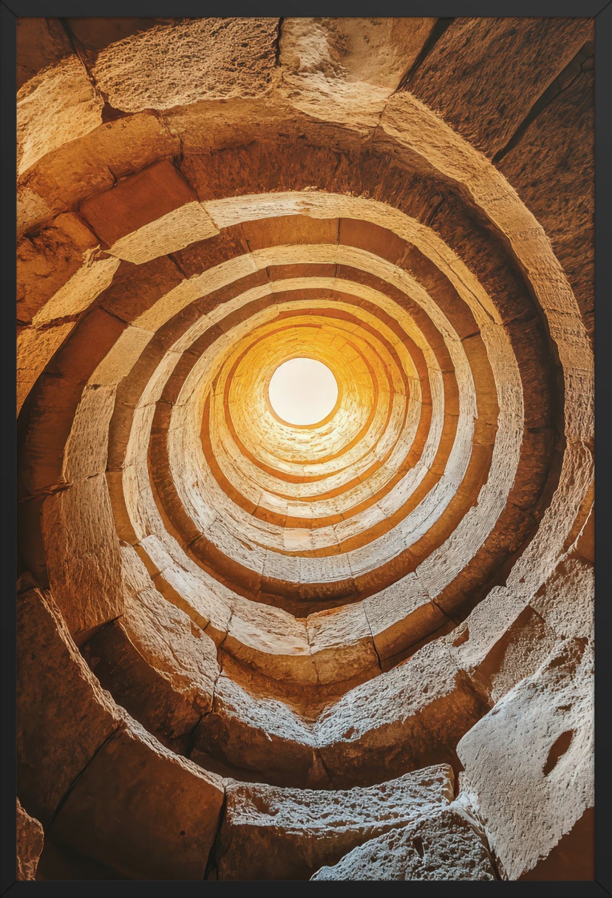 The Oracle — poster in a black frame, front view